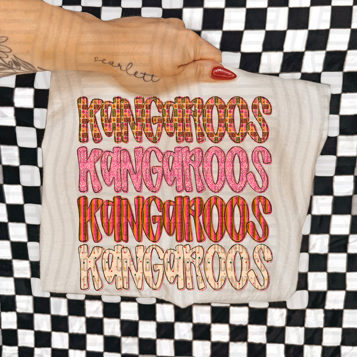 Holly Jolly Cheer Stacked DTF Print