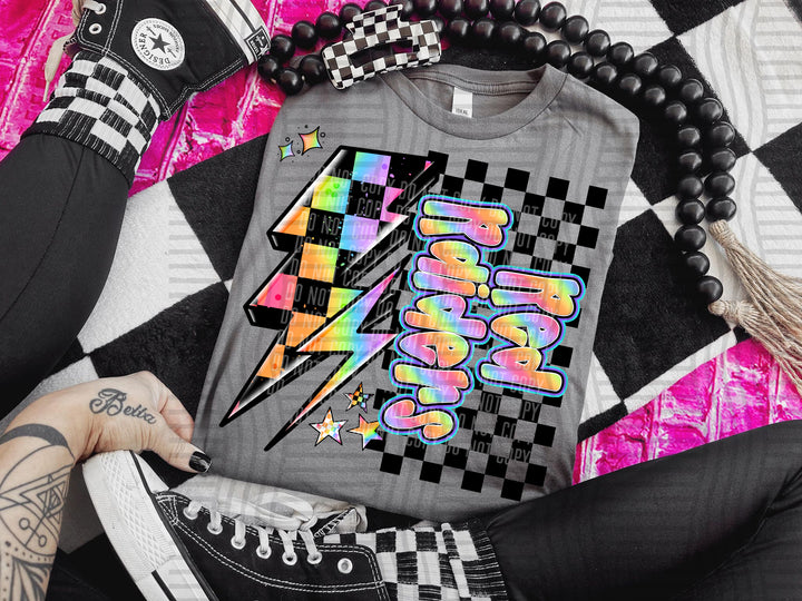 Youth Neon Side Bolt DTF Print