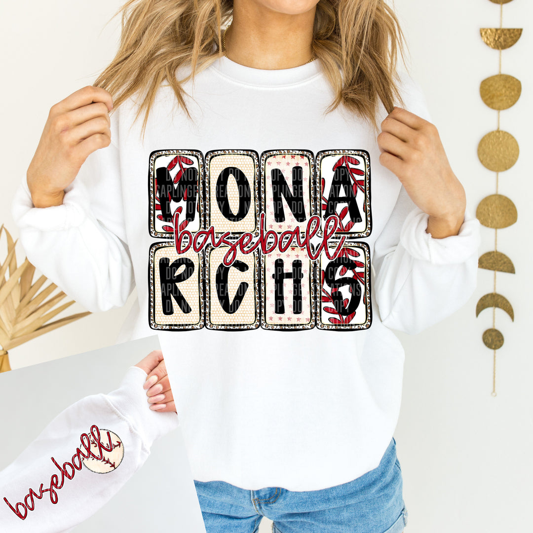 Baseball Boxed FRONT DTF Print