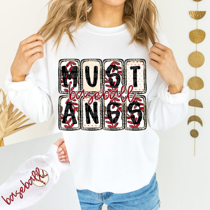 Baseball Boxed FRONT DTF Print