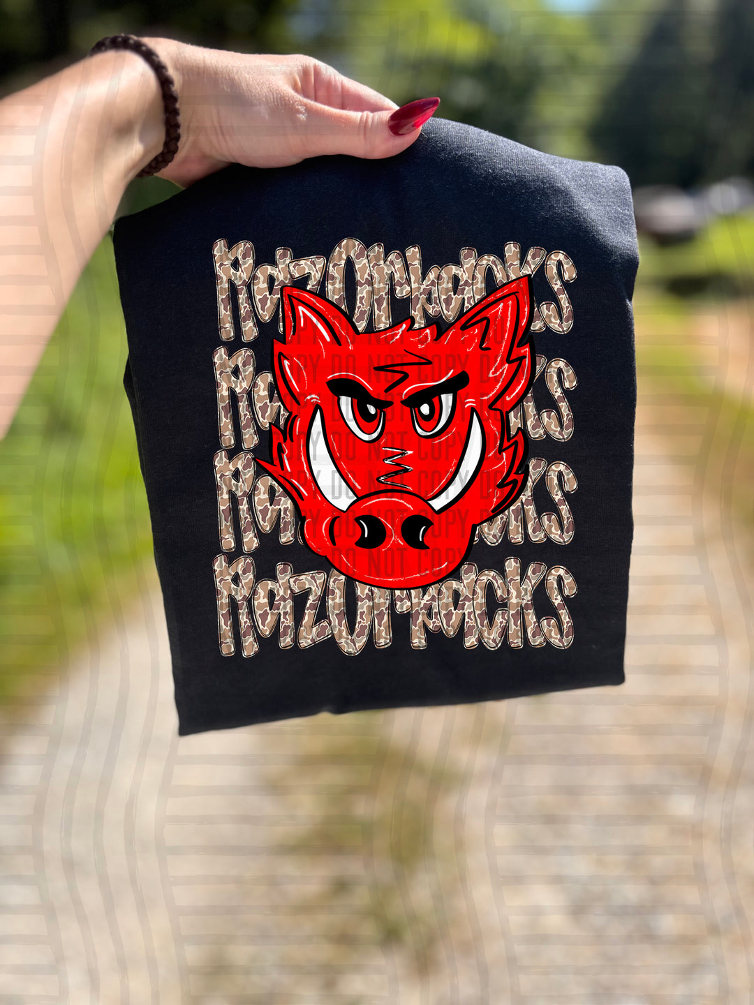 Camo Mascot Heads DTF Print