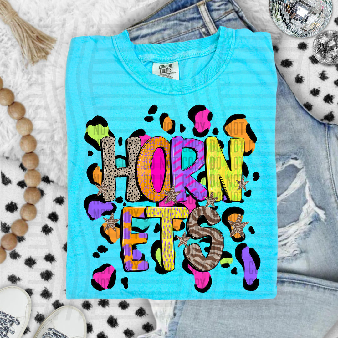 Funky Mix Up Leopard Spots DTF Print