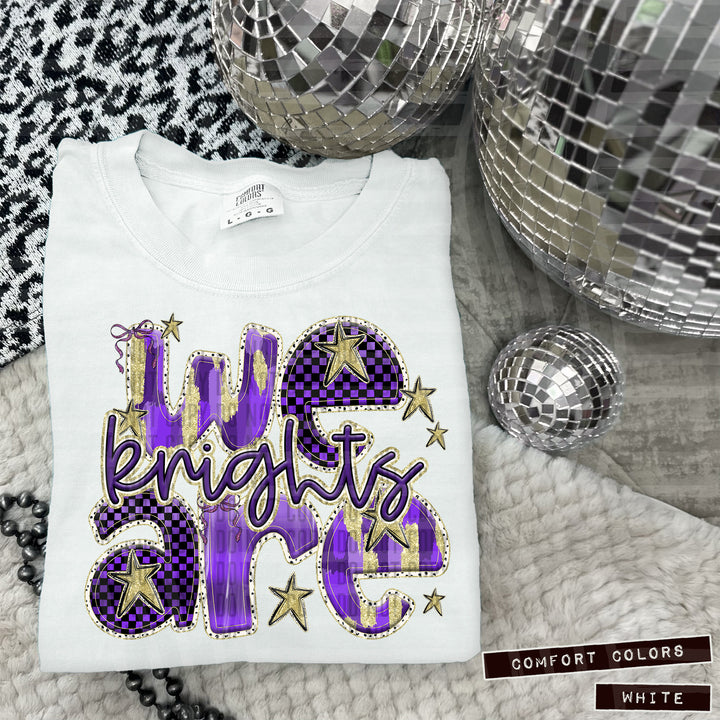 Purple We Are DTF Print