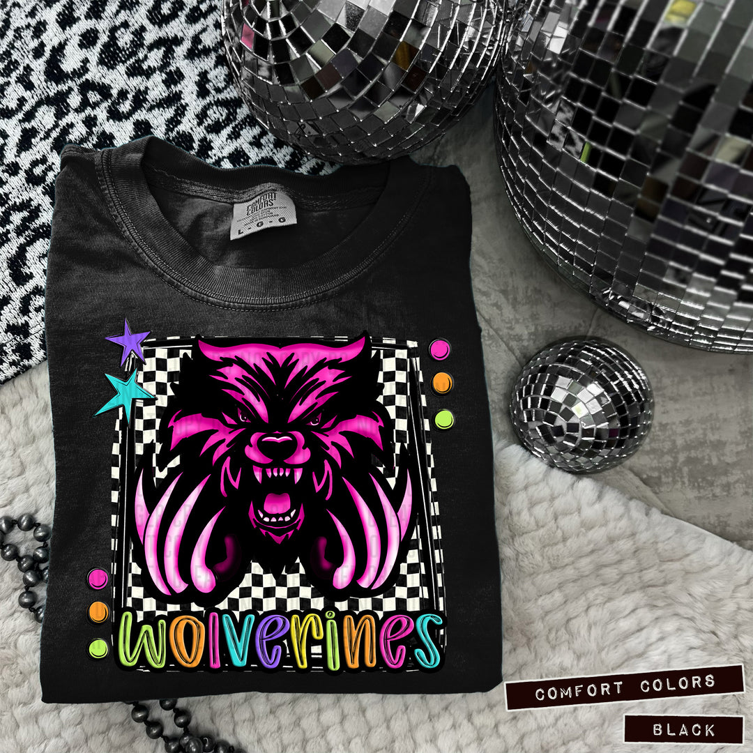 Preppy Bright Mascots Round 2 DTF Print