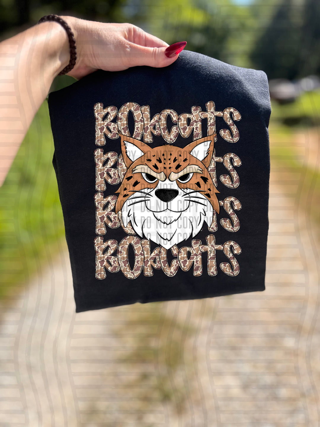 Camo Mascot Heads DTF Print