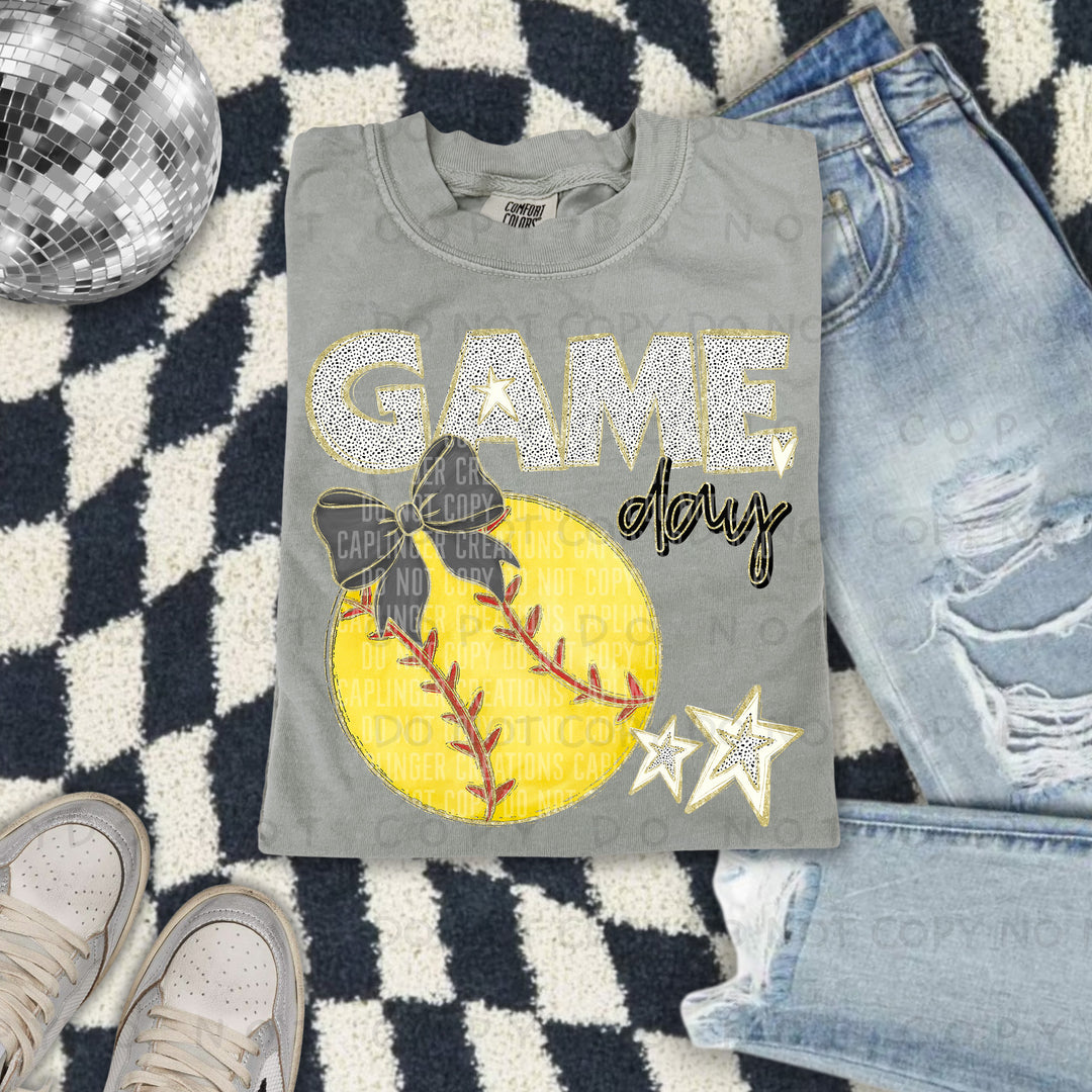 Game Day Softball DTF Print