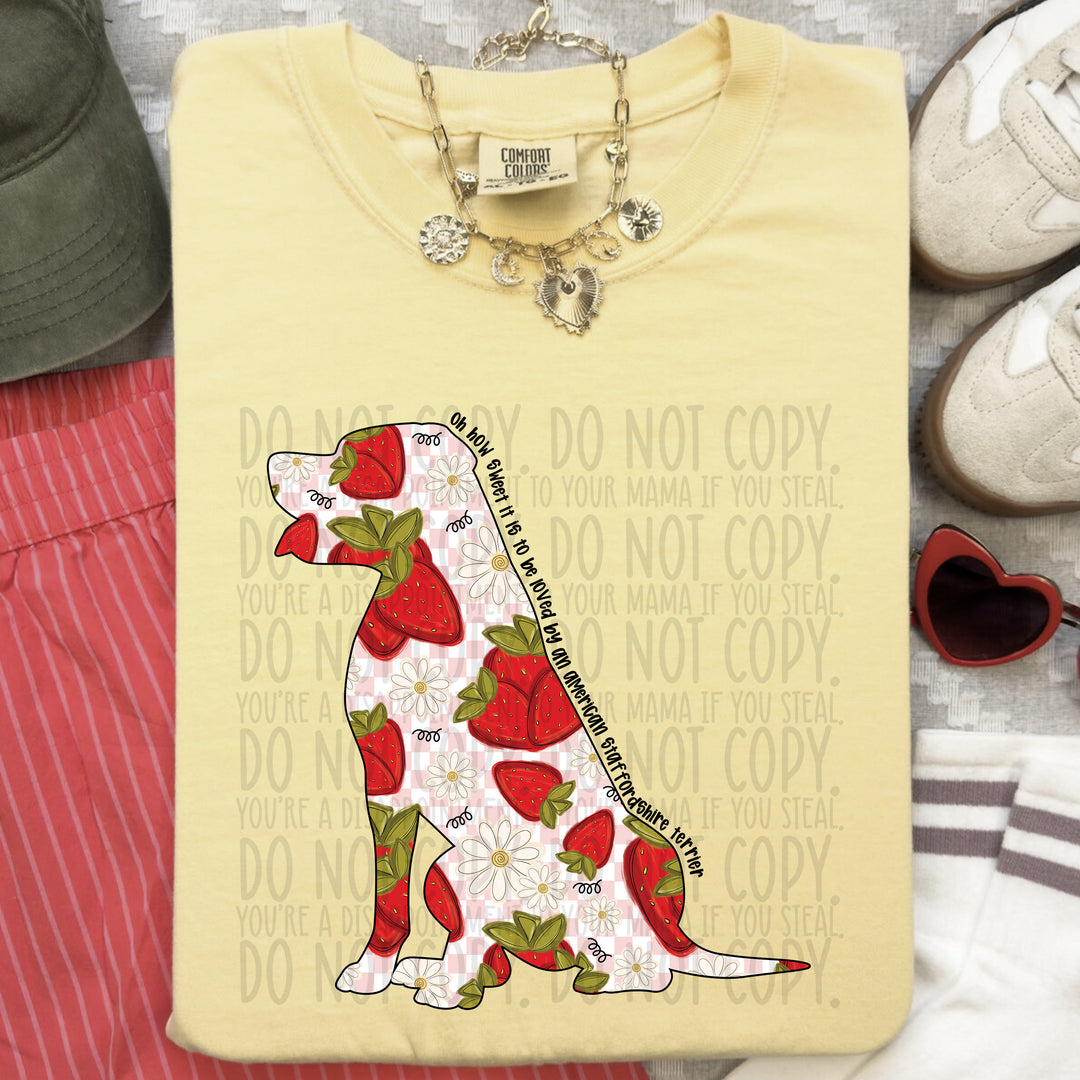 How Sweet Dog DTF Print