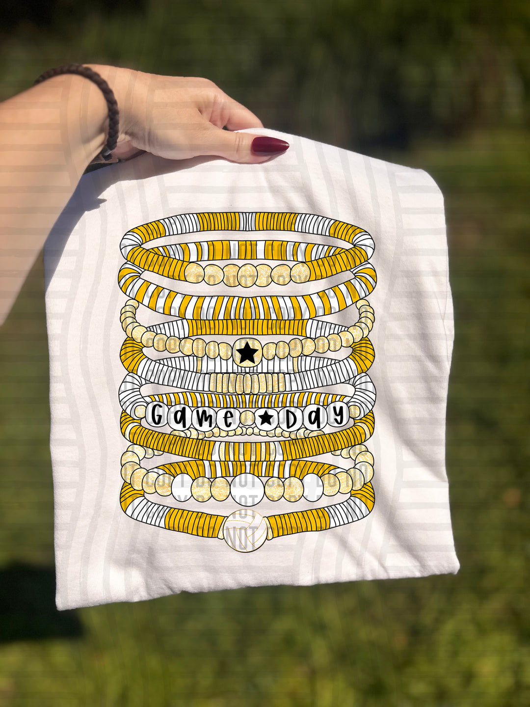 Volleyball Bracelets DTF Print