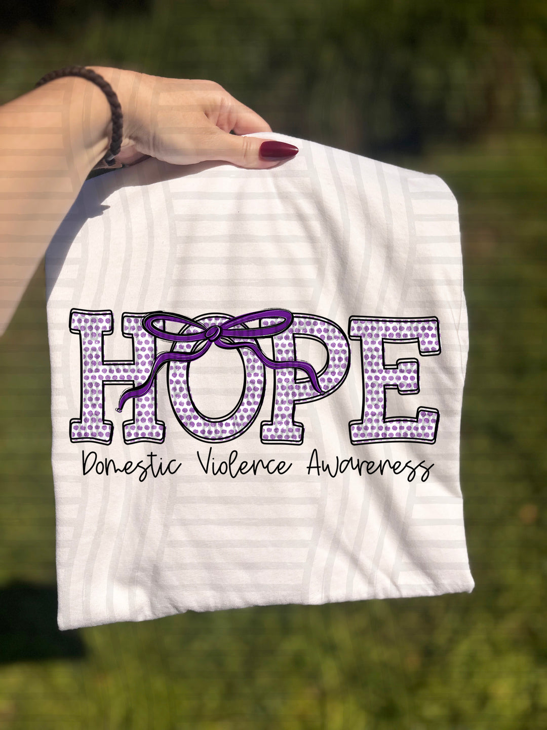 DV Awareness DTF Print
