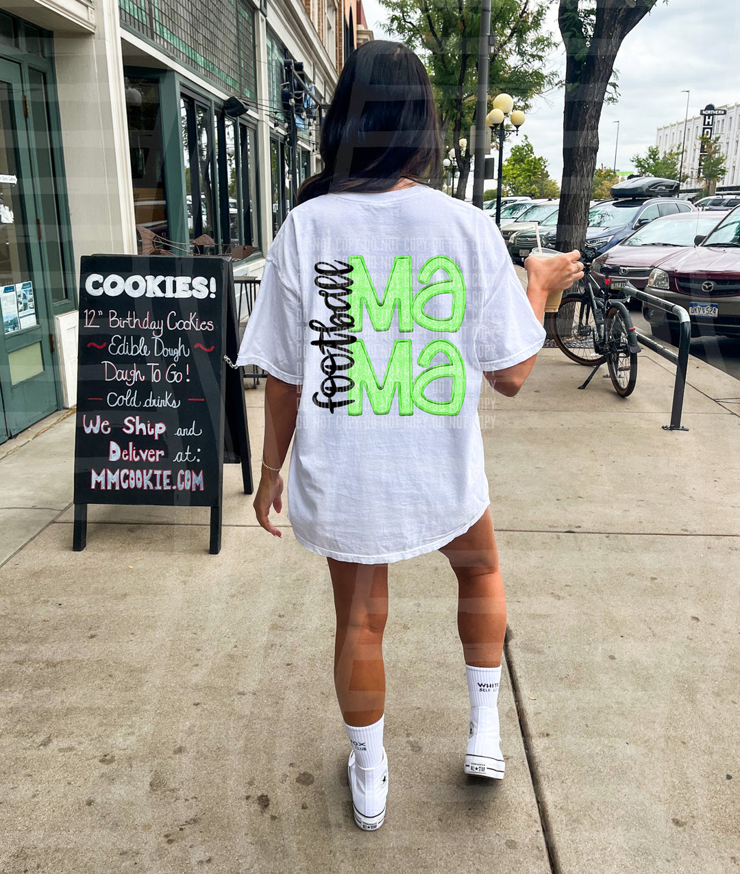 Sports Mama Football DTF Print