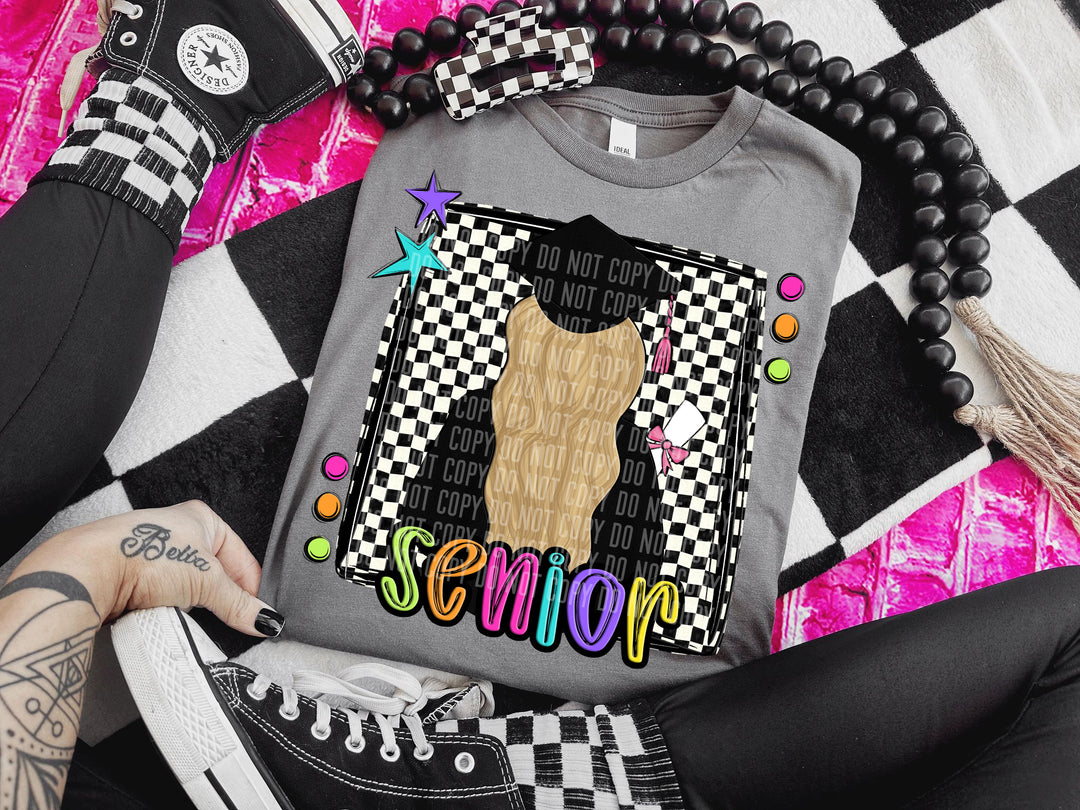 Preppy Bright Senior DTF Print