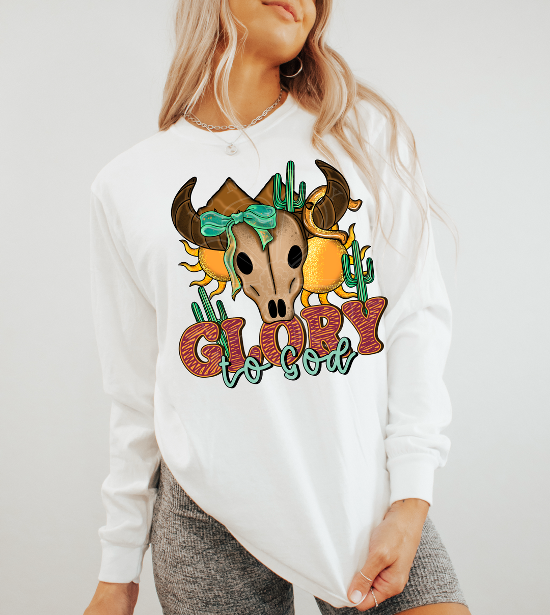 Glory To God DTF Print