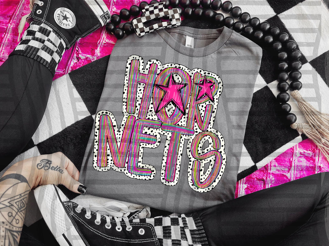 Brushstroke Dots DTF Print