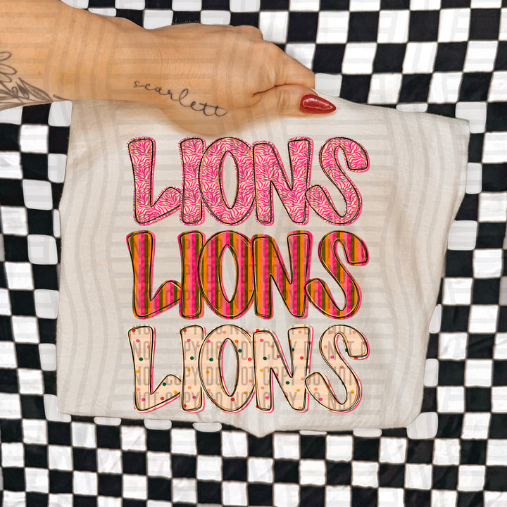 Holly Jolly Cheer Stacked DTF Print