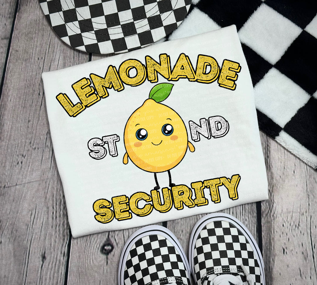 Lemonade Security DTF Print