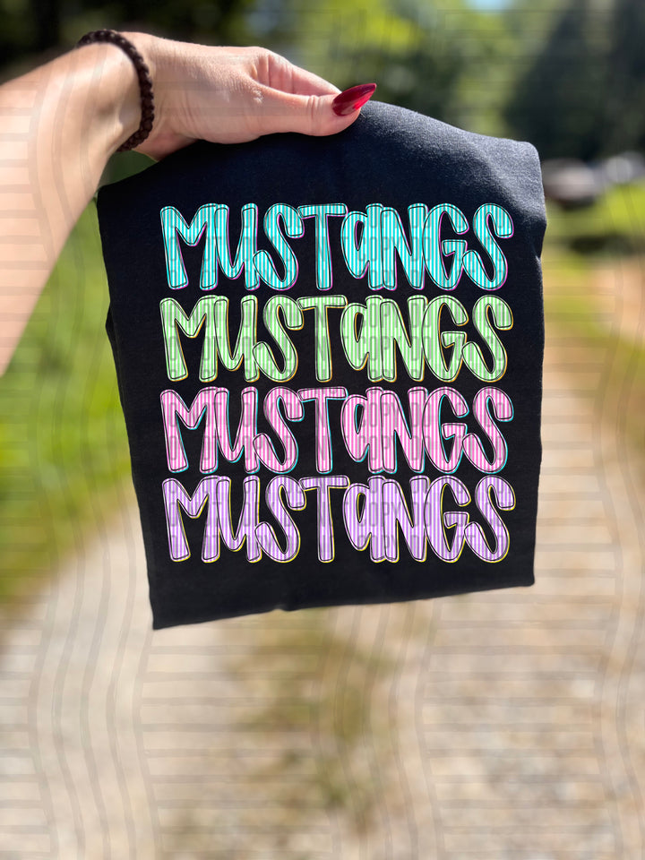 Seersucker Tri/Quad Stacked DTF Print