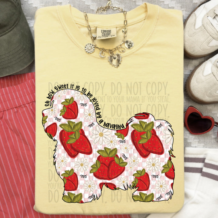 How Sweet Dog DTF Print