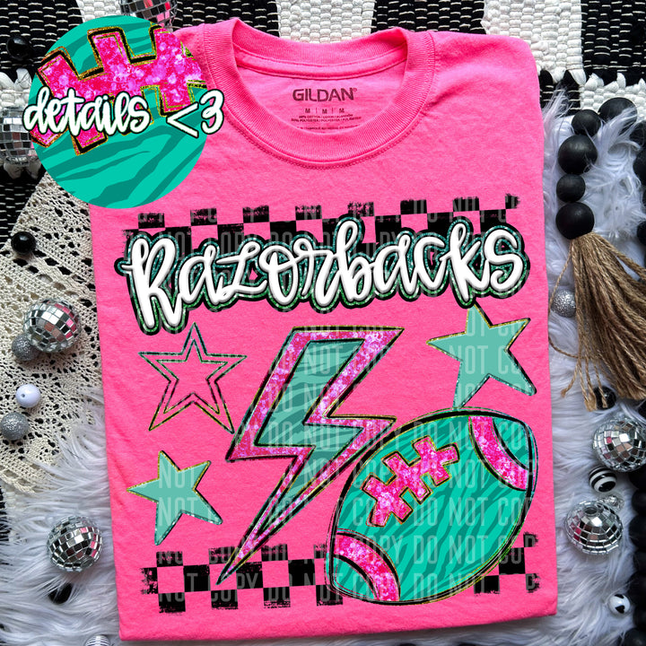 Football Bolt DTF Print