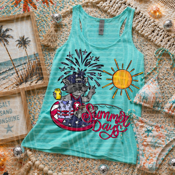 Summer Days 4th DTF Print
