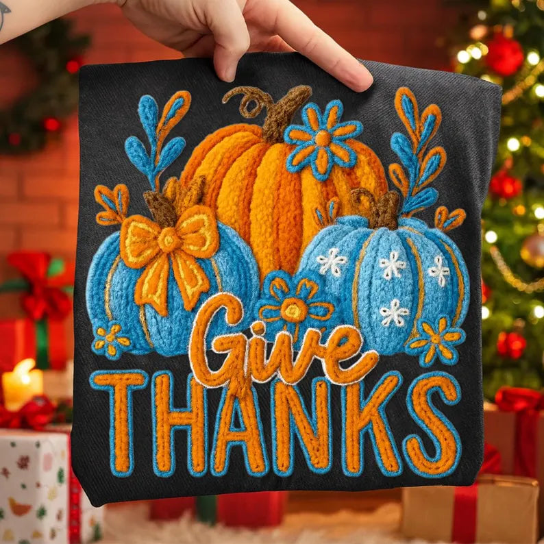Give Thanks DTF Print
