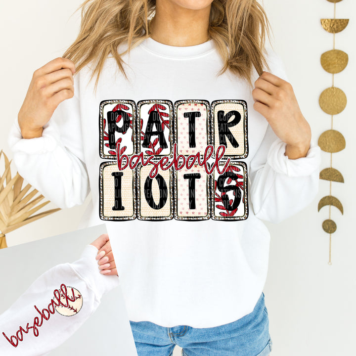 Baseball Boxed FRONT DTF Print