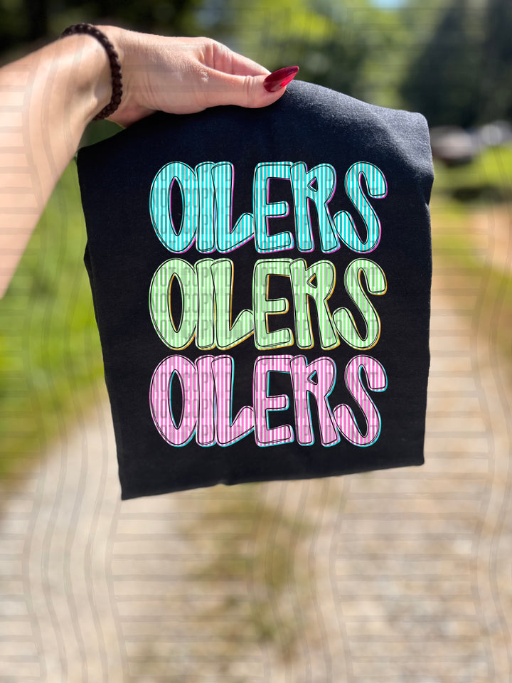 Seersucker Tri/Quad Stacked DTF Print