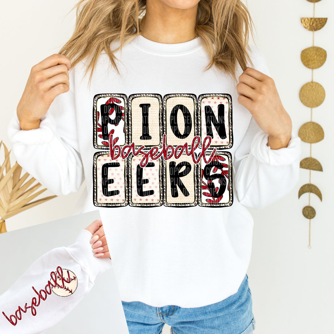 Baseball Boxed FRONT DTF Print