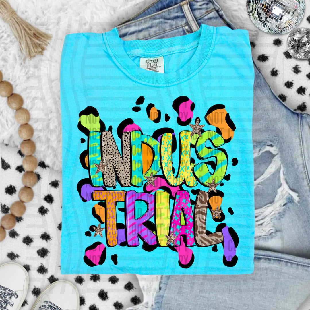 Funky Mix Up Leopard Spots DTF Print