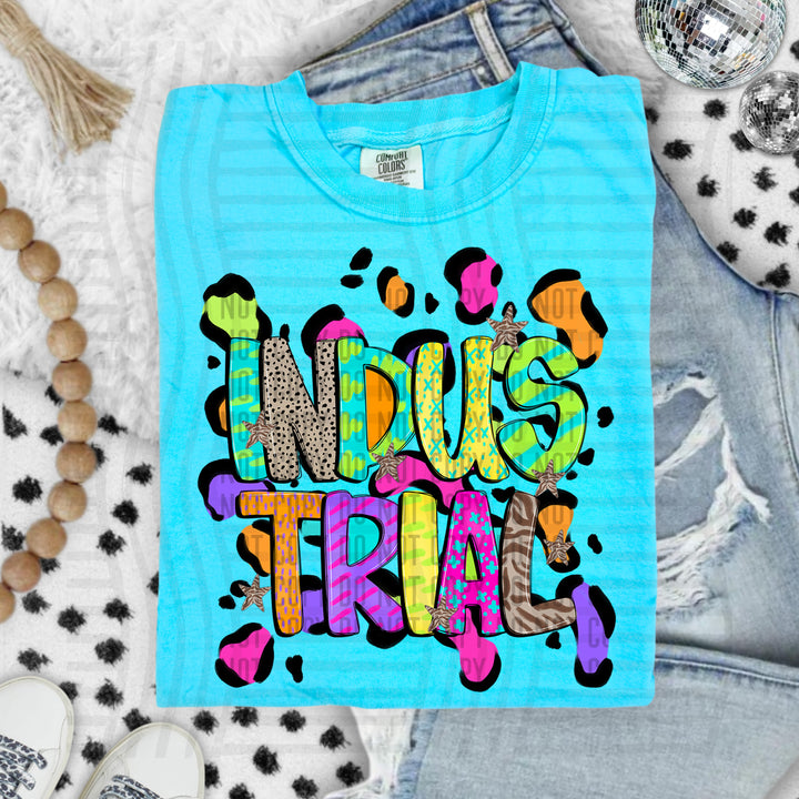 Funky Mix Up Leopard Spots DTF Print