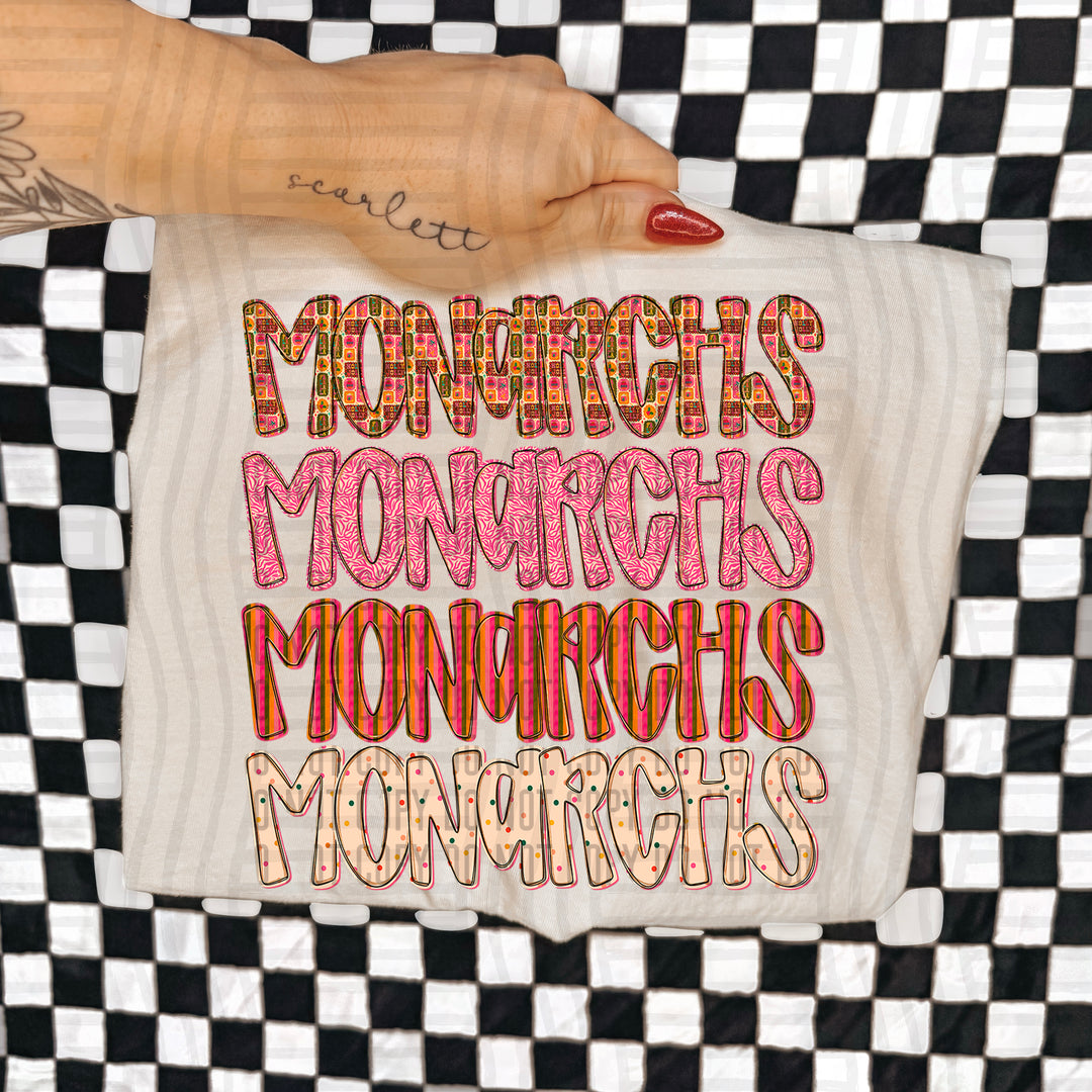 Holly Jolly Cheer Stacked DTF Print