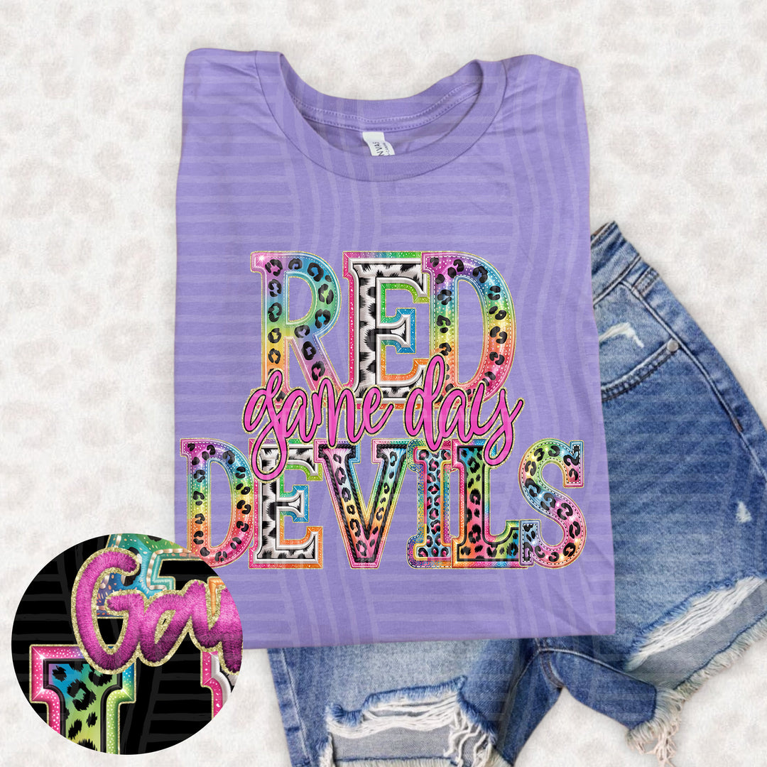 Rainbow Mitchymatchy DTF Print