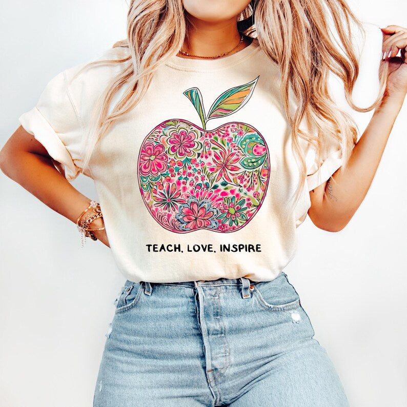 Teach Love Inspire DTF Print