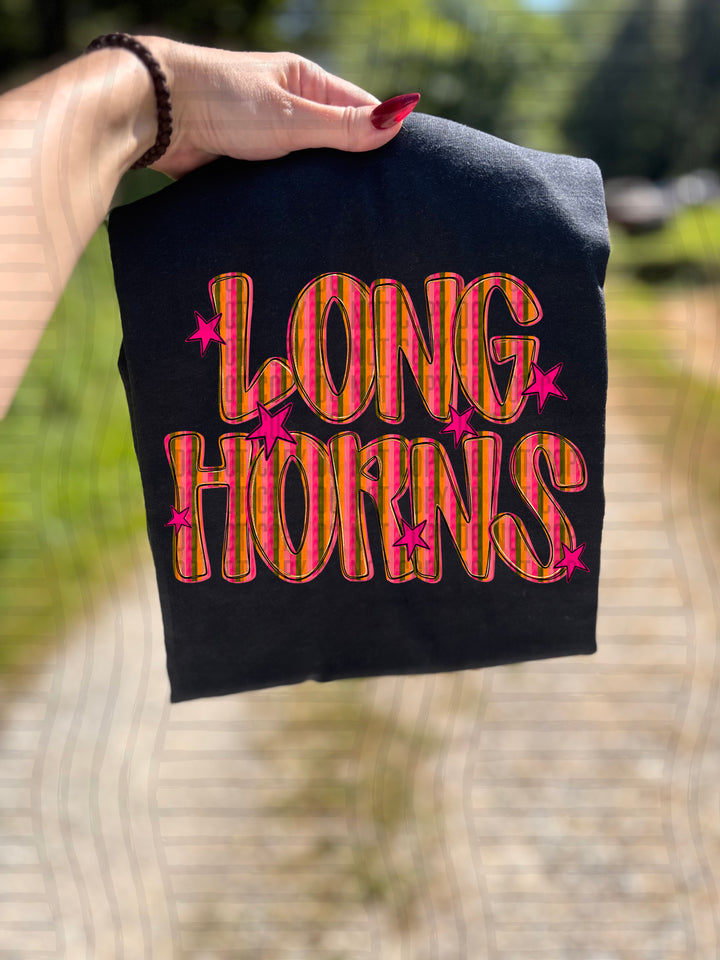 Holly Jolly Cheer Striped DTF Print