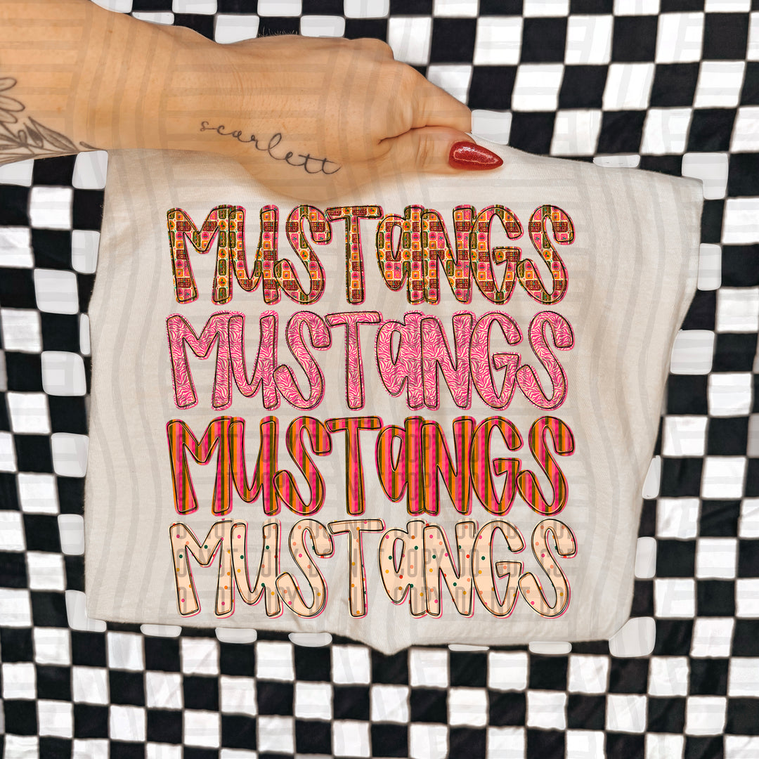 Holly Jolly Cheer Stacked DTF Print