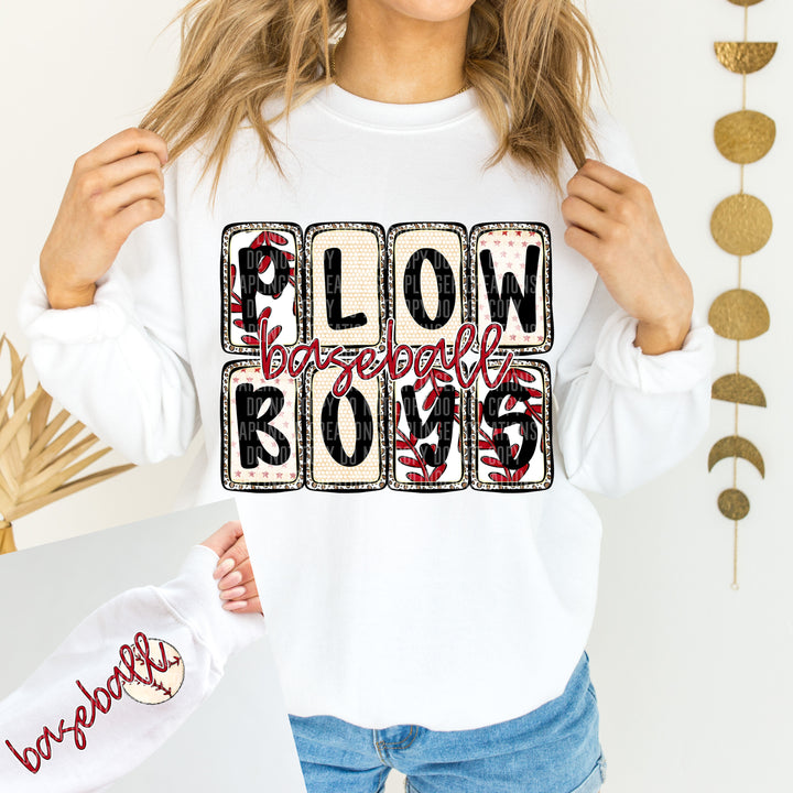 Baseball Boxed FRONT DTF Print