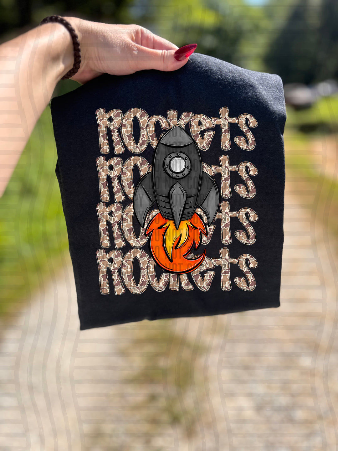 Camo Mascot Heads DTF Print