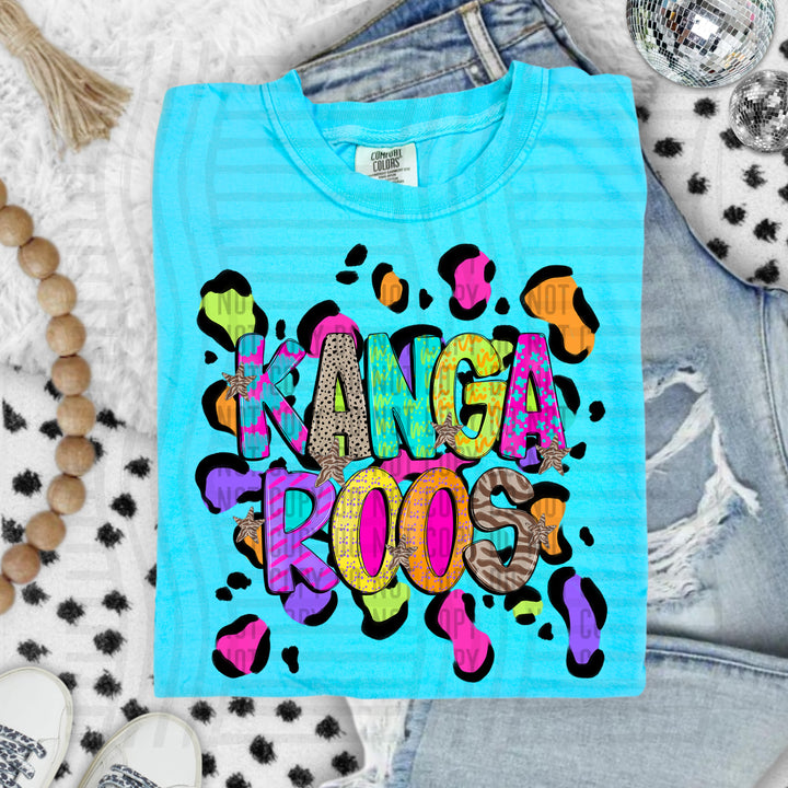 Funky Mix Up Leopard Spots DTF Print