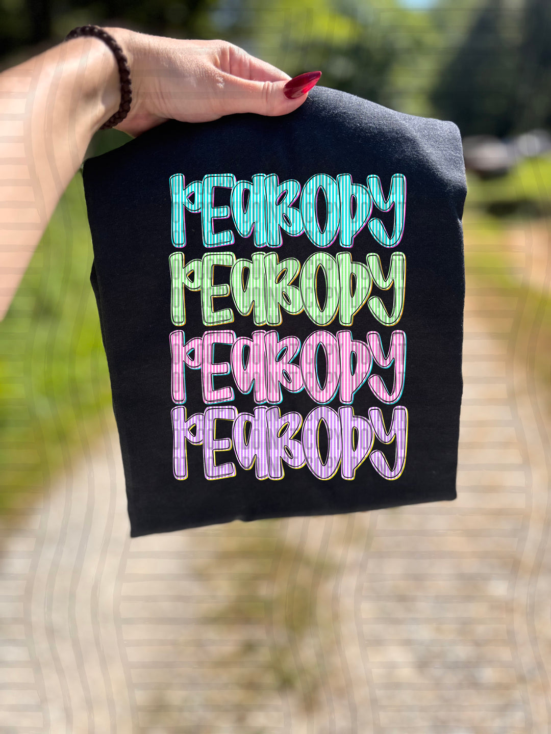 Seersucker Tri/Quad Stacked DTF Print