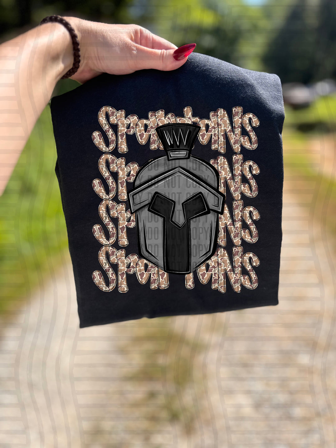 Camo Mascot Heads DTF Print