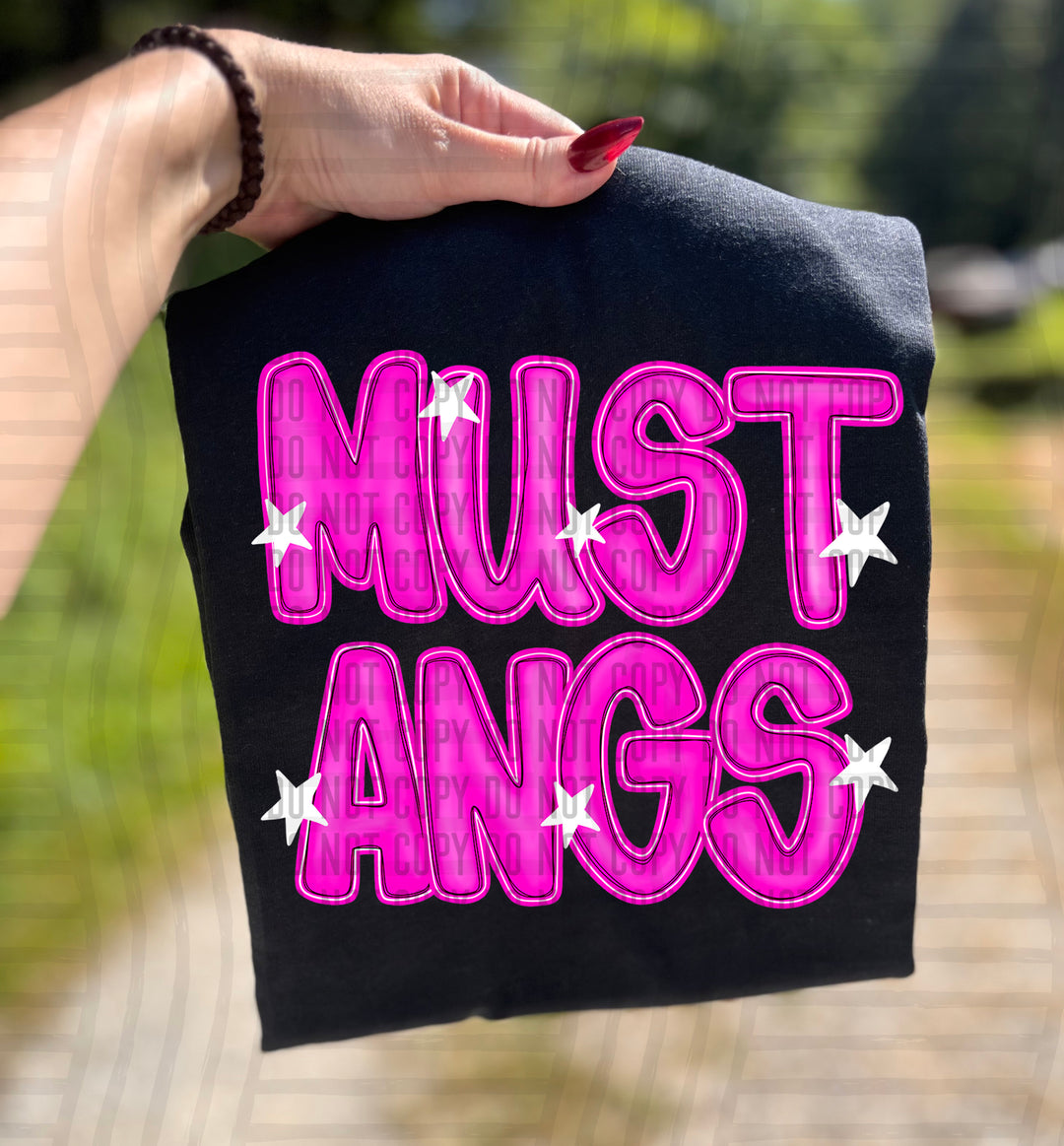 Pink And Preppy Split DTF Print