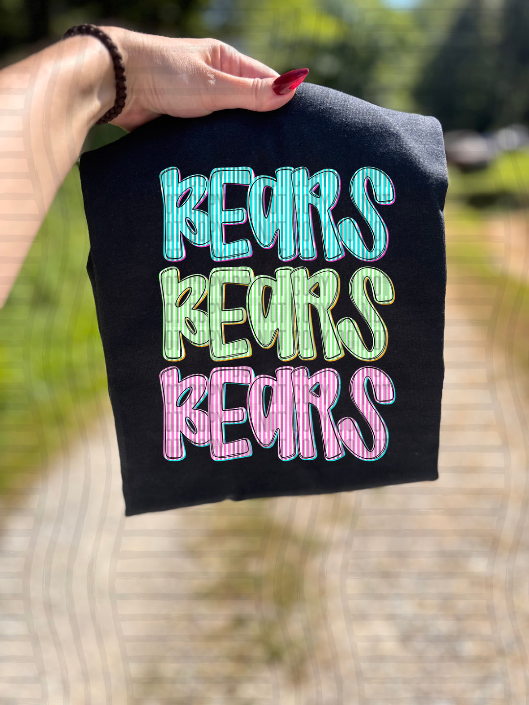 Seersucker Tri/Quad Stacked DTF Print