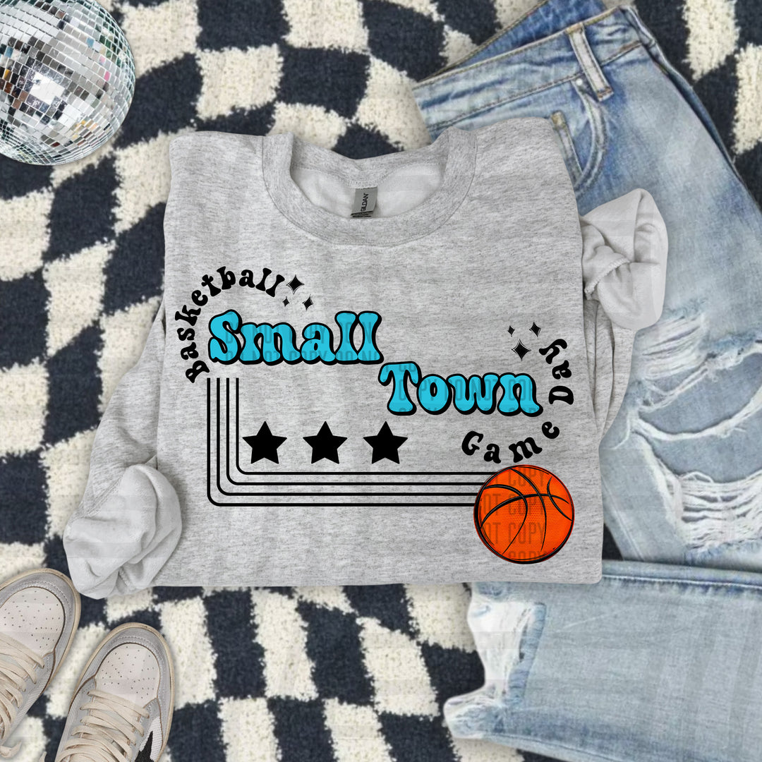 Small Town Basketball DTF Print