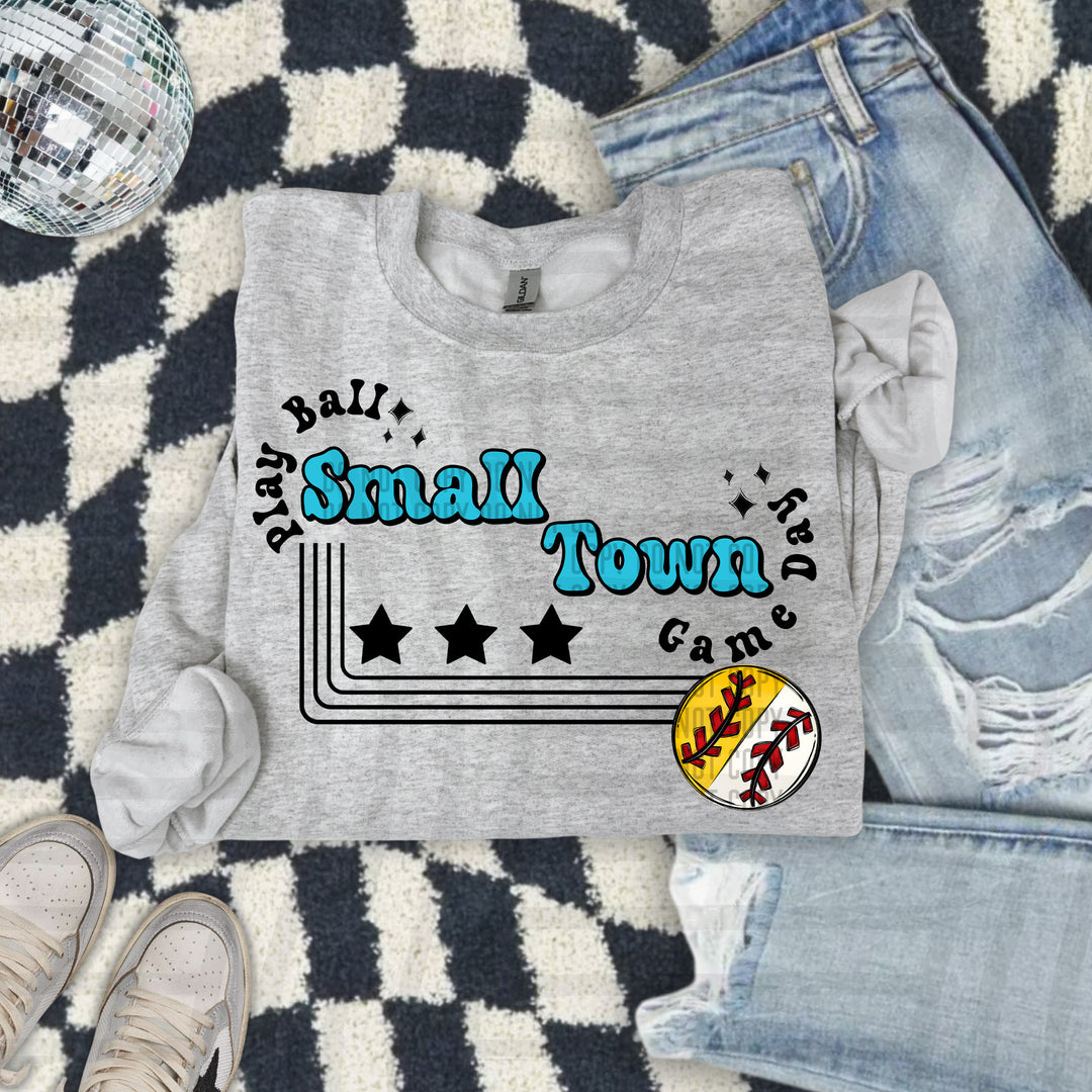 Small Town Softball/Baseball DTF Print