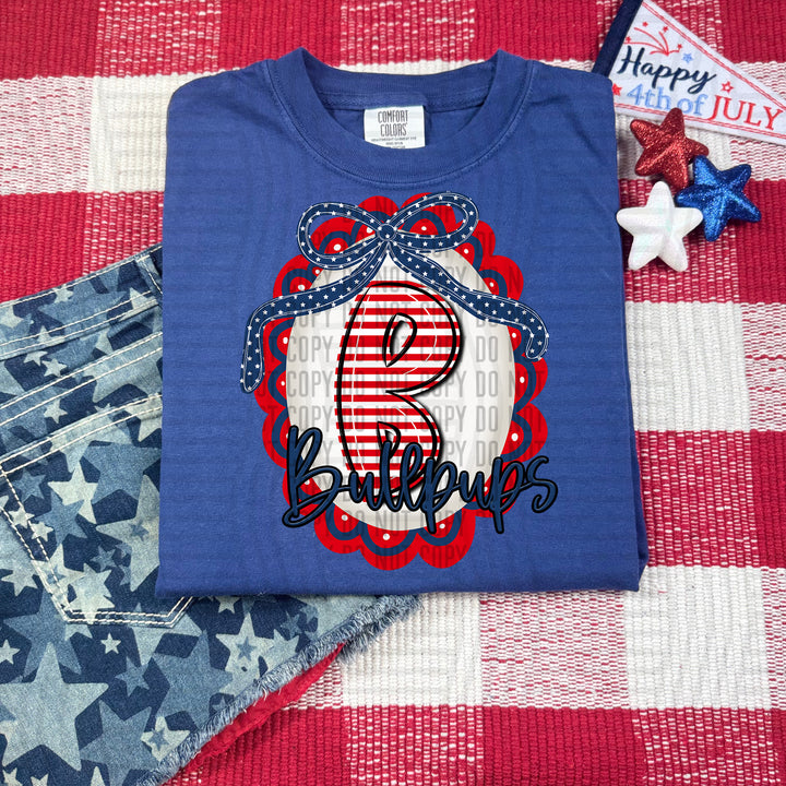 RWB Framed DTF Print