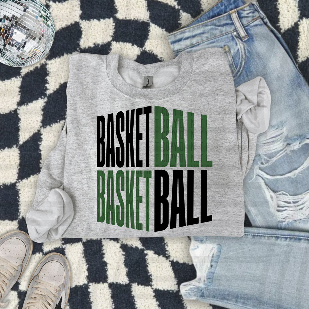 Basketball Word Art DTF Print