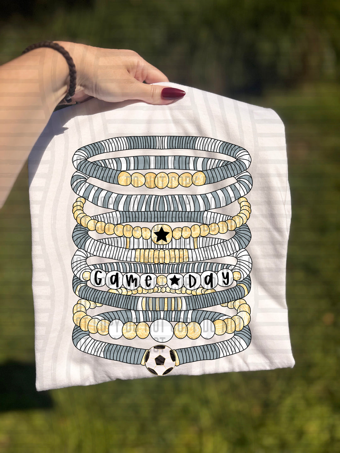 Soccer Bracelets DTF Print