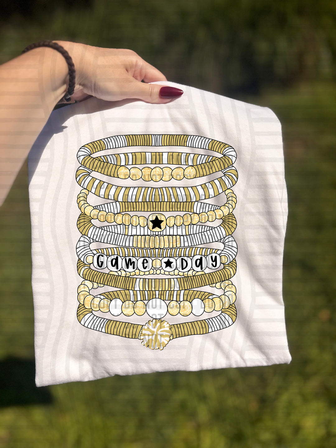 Pom Pom Bracelets DTF Print