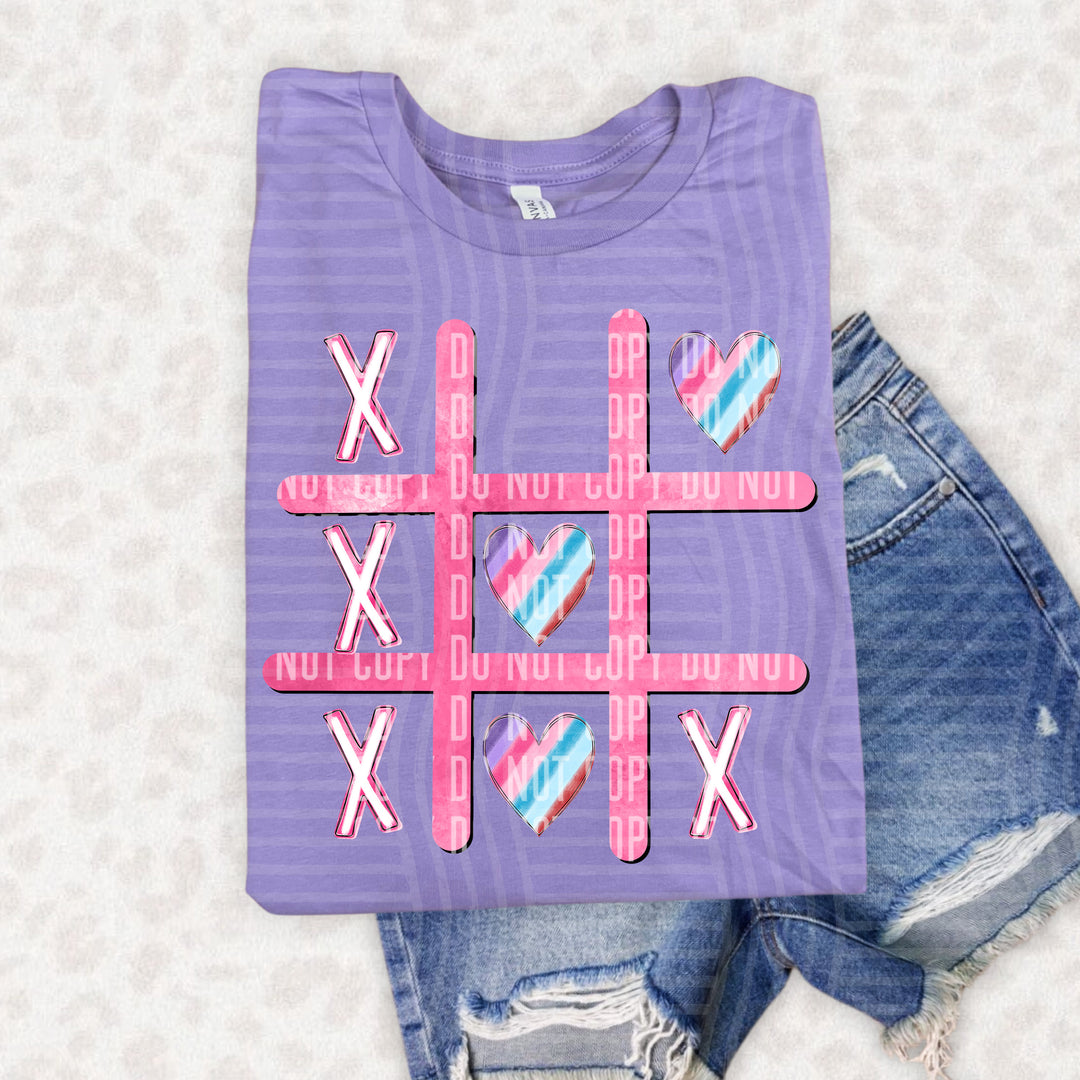 Tic Tac Toe DTF Print