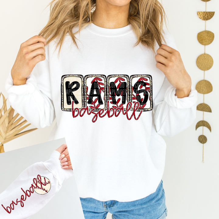 Baseball Boxed FRONT DTF Print