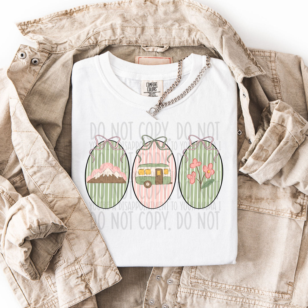 Girly Camping Coquette DTF Print